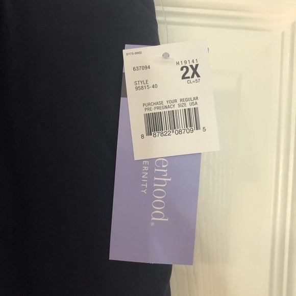NWT Motherhood Maternity Skinny Moulant Indigo Pants - Picture 6 of 8